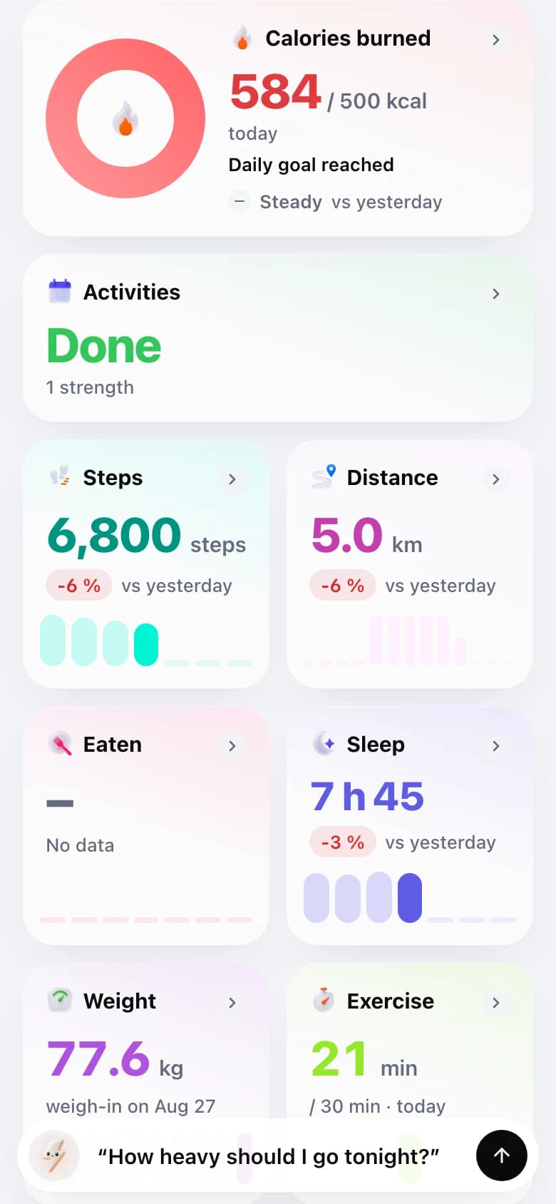 Strava remplit l’historique à votre place